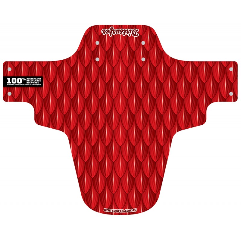 Scales Red mudguard