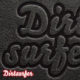 Dirtsurfer Leather Logo mudguard
