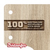 Dirtsurfer Wood Cut Logo mudguard