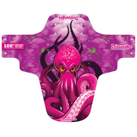 Octopus Mudguard (Pink on Pink)