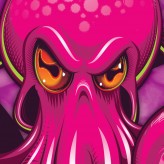 Octopus Mudguard (Pink on Pink)
